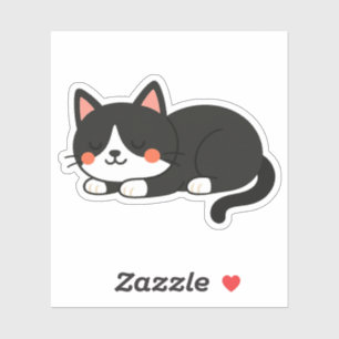 Tuxedo Cat in Dreamland