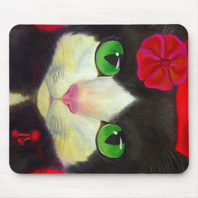 TUXEDO CAT MOUSEPAD (Front)