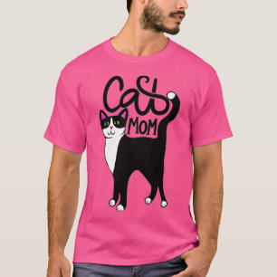 Tuxedo Cat Mum Cute T-Shirt