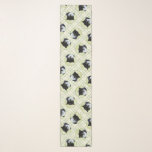 Tuxedo Cat Portrait Painting Cute Original Art Scarf<br><div class="desc">Capture the charm of nature's symphony with this delightful painting, a portrait of a black and white Tuxedo cat. Our speciality lies in crafting original art based on nature and animals. Whether for yourself or as a thoughtful gift for your wildlife enthusiast friends, this piece promises to bring joy. Unleash...</div>