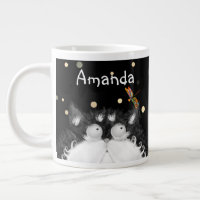 Tuxedo Cat Surprised by Dragonfly 