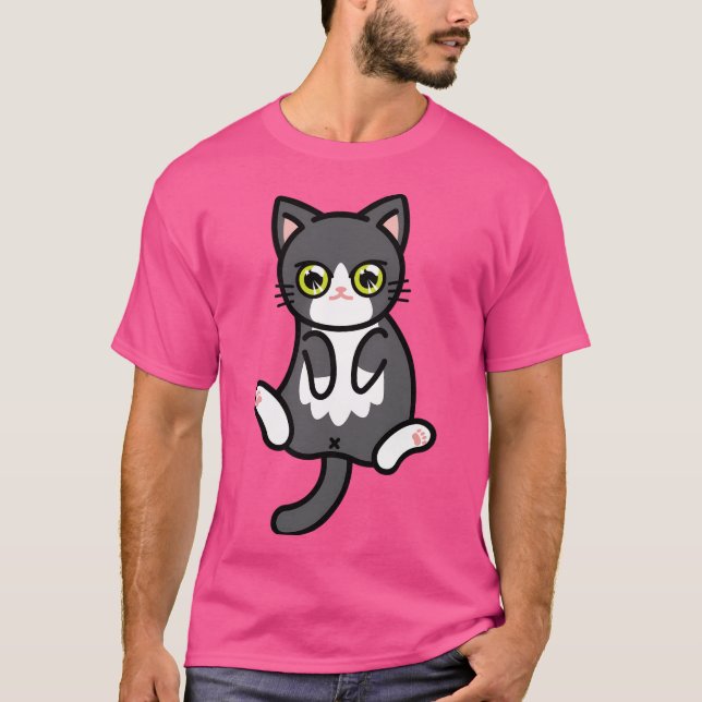 Tuxedo Cat T-Shirt (Front)