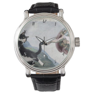 Tuxedo Cat Touching the Divine Paw                 Watch