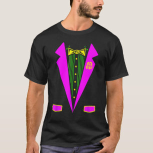 Tuxedo Costume Print Carnival Parade Mardi Gras Me T-Shirt