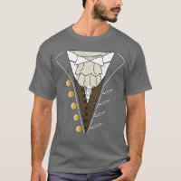Tuxedo Cravat Original T-Shirt Grey