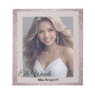 Tuxedo Glitz Autograph Pad