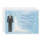 Tuxedo gown snowflakes Rehearsal Dinner Invitation