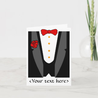 Tuxedo invitation