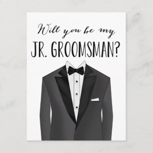Tuxedo Junior Groomsman   Groomsman Invitation