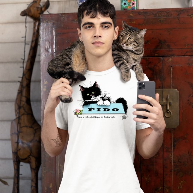 Tuxedo Kitten Dog's Bowl T-Shirt (Creator Uploaded)
