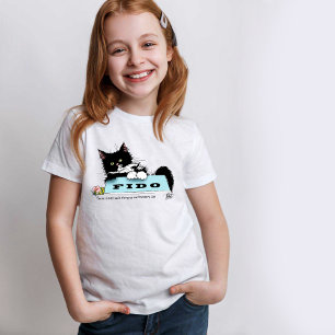 Tuxedo Kitten Dog's Bowl T-Shirt