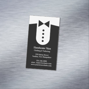 Tuxedo Magnetic Business Card
