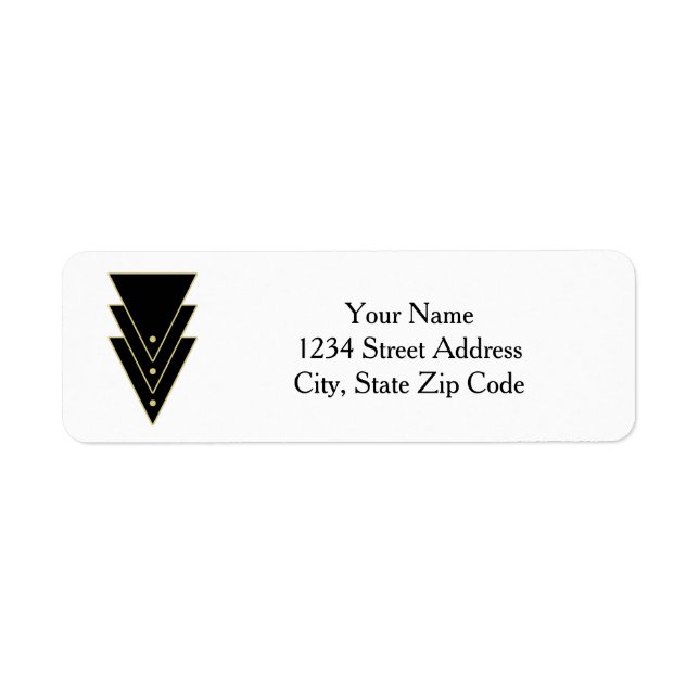 Tuxedo Modern Art Deco Style (Front)