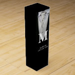 Tuxedo Monogram Script Gift Box<br><div class="desc">When you buy a wine gift box you’re giving more than just the wine itself; you’re providing an experience — the memories, the flavors, the buzz — of drinking that wine, and also the joy that comes along with doing so. It's not a surprise unless it comes out of a...</div>