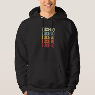 Tuxedo New York Tuxedo NY Retro Vintage Text Hoodie