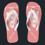 Tuxedo Personalise Colour Jandals<br><div class="desc">The perfect touch to your destination beach or poolside wedding. CUSTOMIZE THE COLOR- flip flops with a white formal tuxedo, white shirt and bow tie image. Your groom will marry in style with these fashionable "Formal Tuxedo Flip-Flops" Add a matching wedding gown style for the bride! Please visit my store...</div>