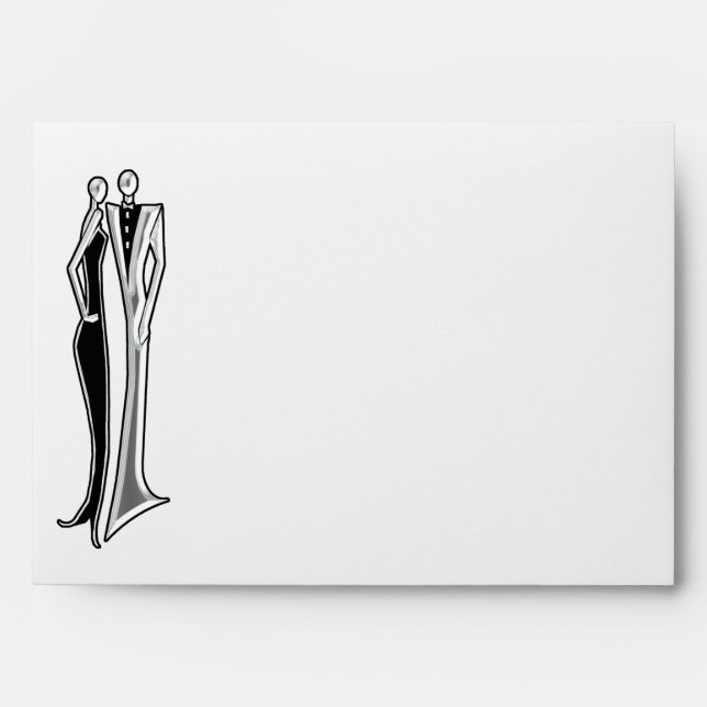 Tuxedo - Personalised 5x7 Envelopes (Front)