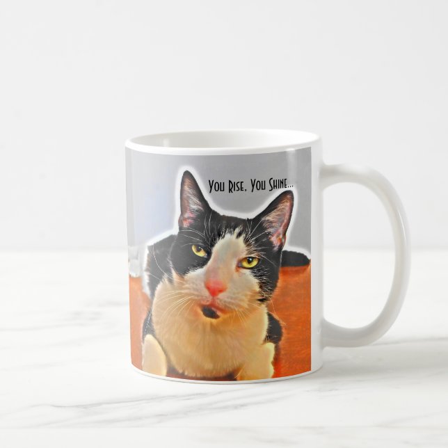 Tuxedo Rise and Shine Mug (Right)