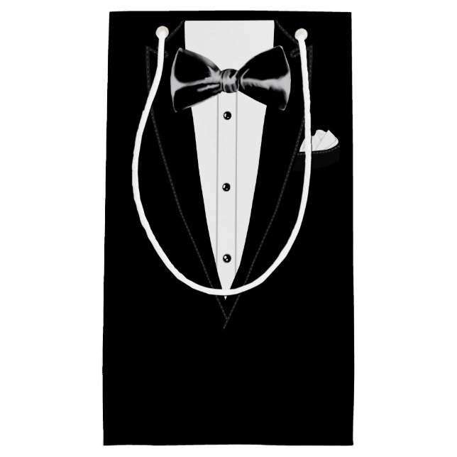 Tuxedo Small Gift Bag (Front)