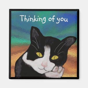 Tuxedo the Cat Magnets