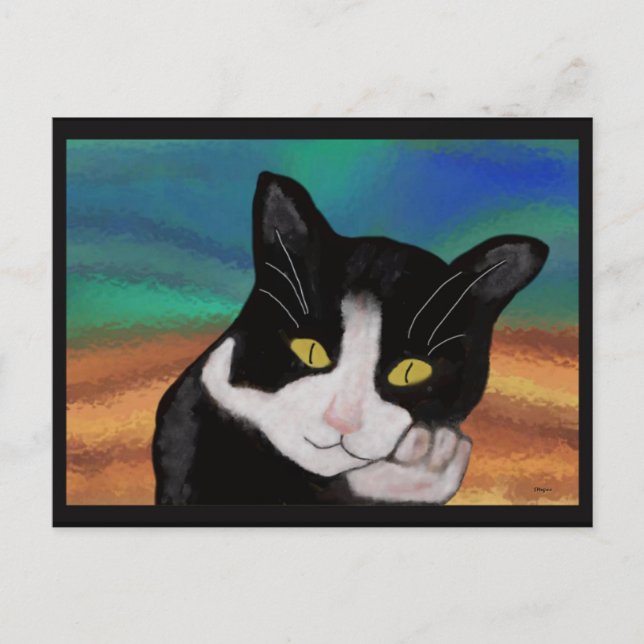 Tuxedo the Cat Postcards (Front)