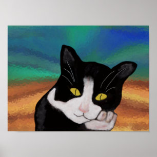 Tuxedo the Cat Poster