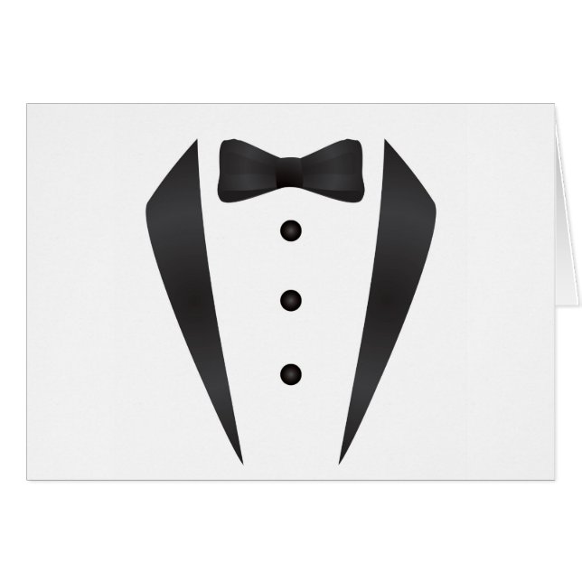 Tuxedo wedding gifts and props for groom (Front Horizontal)