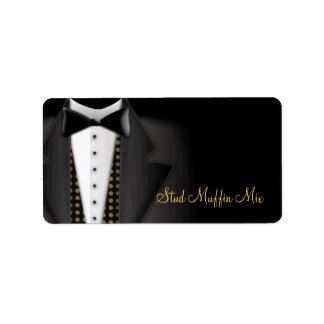Tuxedo Wedding Labels