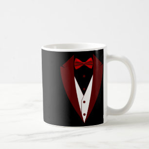 Tuxedo With Bow Tie Funny - Halloween Groom Costum Coffee Mug