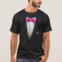 Tuxedo with Pink Bowtie For Weddings
