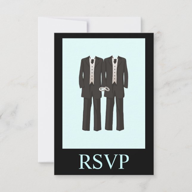 Tuxedos RSVP Card (Front)