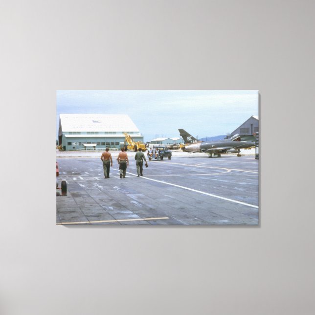 Tuy Hoa Air Base Vietnam 1969 Wrapped Canvas (Front)