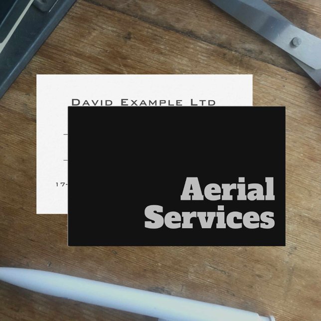 TV Aerial Services Design Business Card (Creator Uploaded)