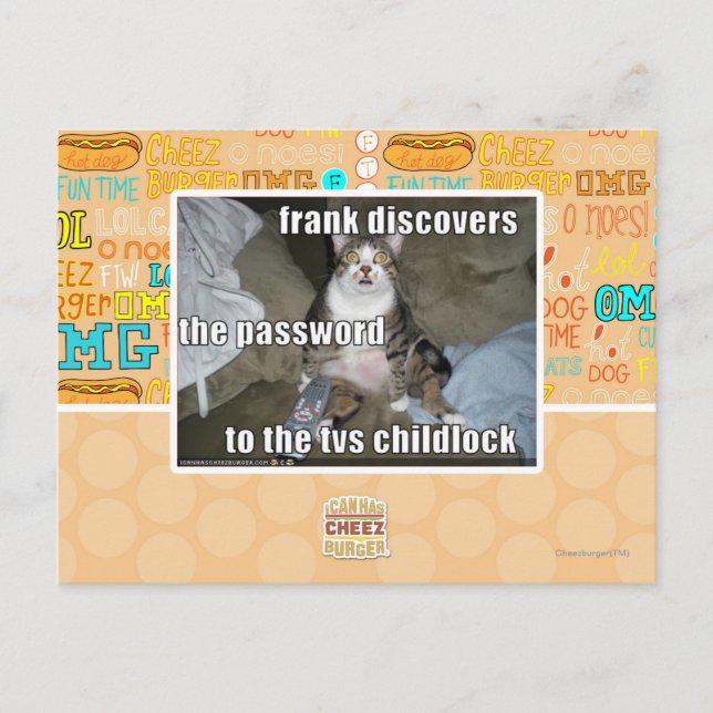 TV Childlock Postcard (Front)