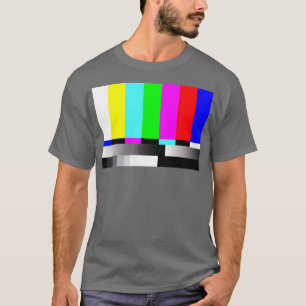 TV Error Bars Test Pattern T-Shirt
