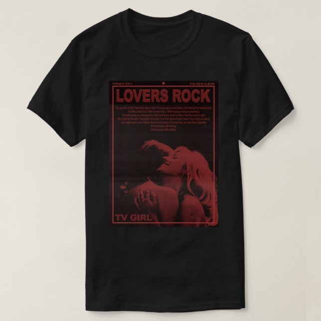 TV Girl Lovers Rock Poster1 T-Shirt (Design Front)
