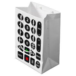 TV Remote Control Father's Day Medium Gift Bag