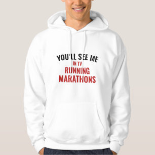 TV Running Marathons Hoodie