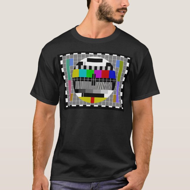 Tv Test Pattern T-Shirt (Front)