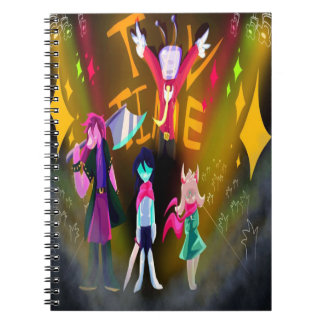 TV Time Showdown – Colourful Anime Battle Art Notebook