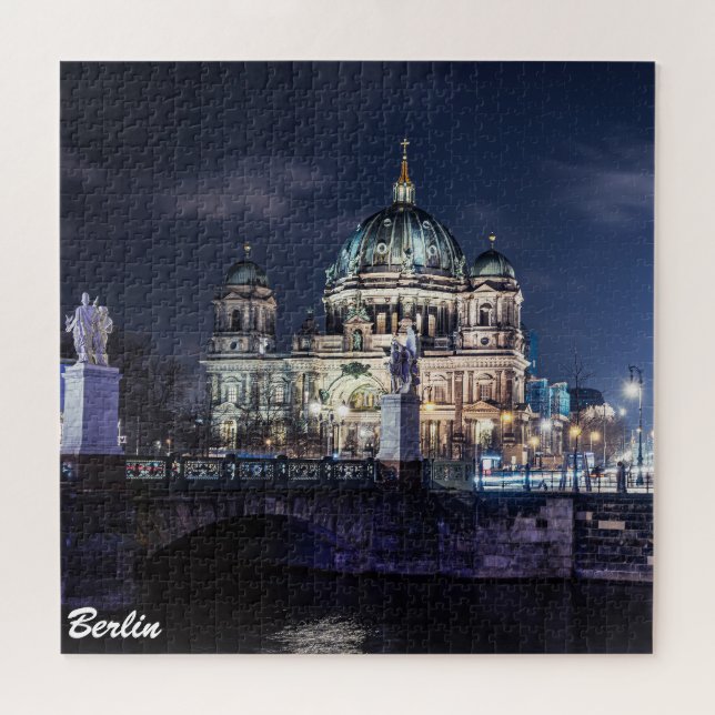 TV tower and Berlin Cathedral in Berlin, Germany Jigsaw Puzzle (Horizontal)
