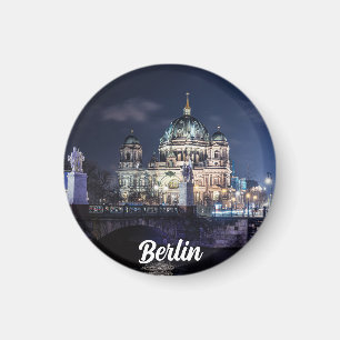 TV tower and Berlin Cathedral in Berlin, Germany Magnet