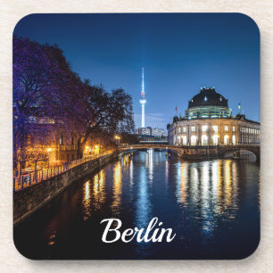 TV tower and museum island in Berlin, Germany Coaster