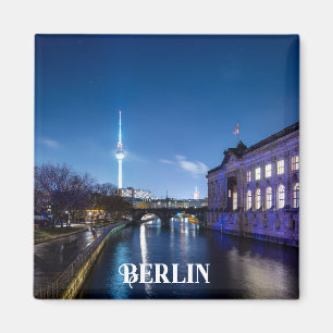 TV tower and museum island in Berlin, Germany Magnet