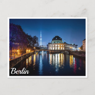 TV tower and museum island in Berlin, Germany Postcard