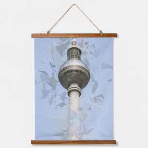 TV Tower Fernsehturm Berlin, Germany Hanging Tapestry