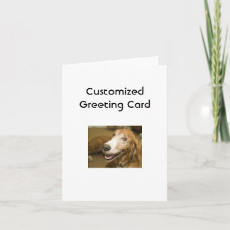 TVAR Customised Greeting Card