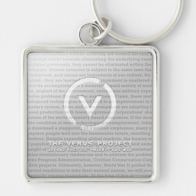 TVP Chrome Key Ring (Front)
