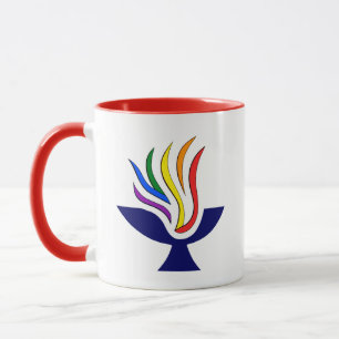 TVUUC Symbol Flaming Chalice Logo Mug