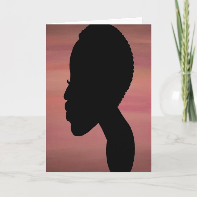 TWA (teeny weeny afro)  Greeting Card (Front)